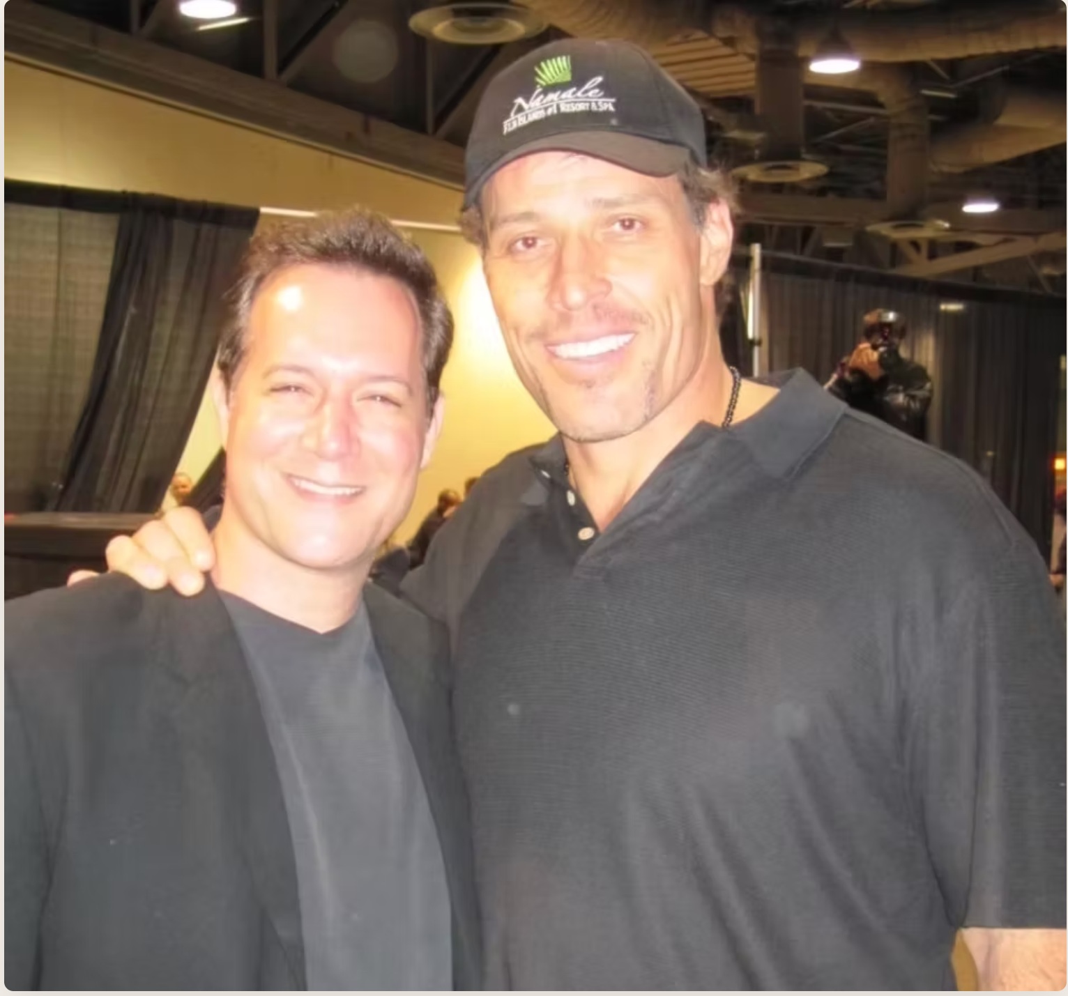 Mike Mataraza with Tony Robbins